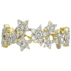 Zoe and Morgan Milky Way Yellow Gold Diamond Ring