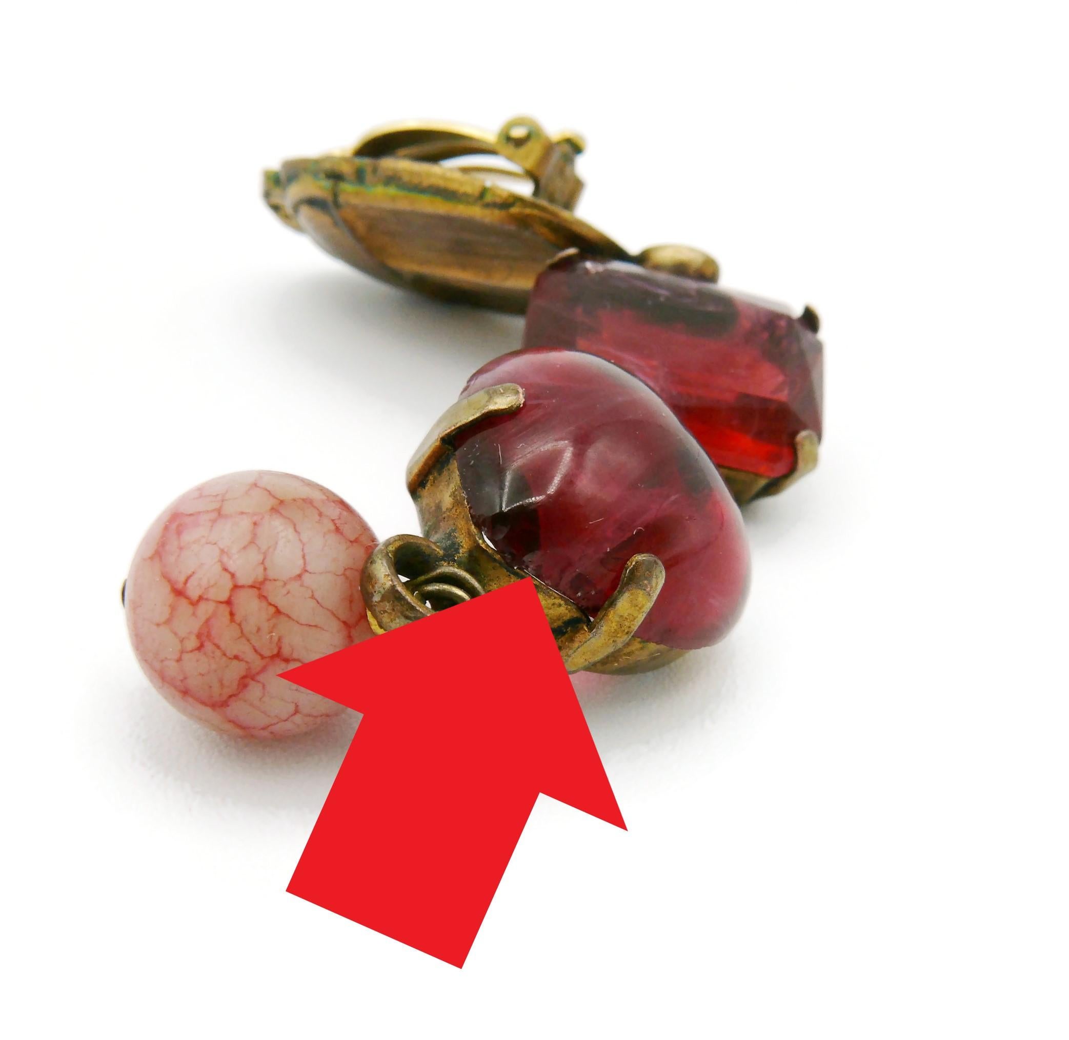 Boucles d'oreilles pendantes Scarabée Vintage de Zoe Coste en vente 15