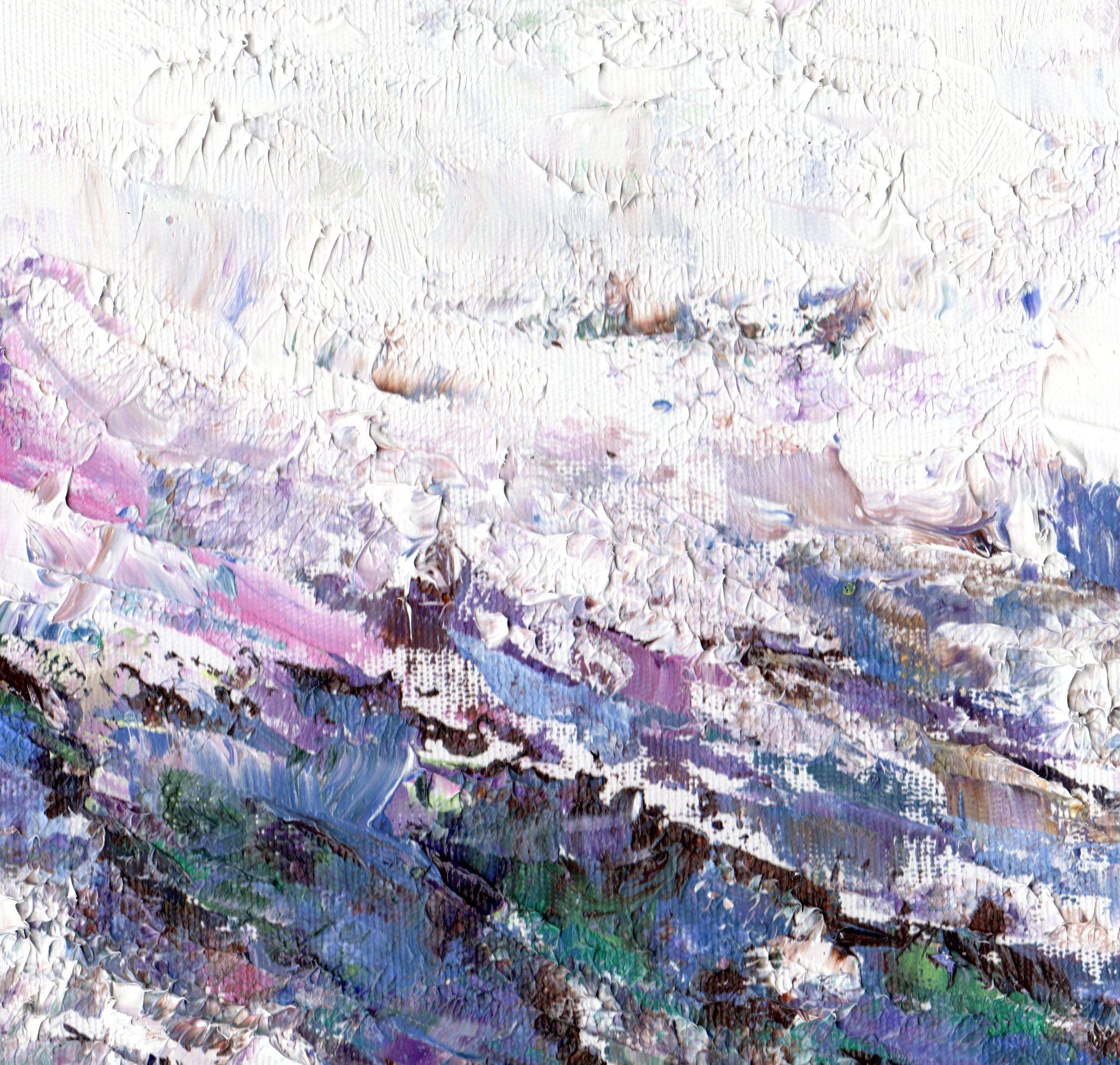 Astrazione 1, Pittura, Olio su altro - Painting Astratto di Zoe Elizabeth Norman