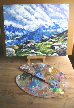 Alpine Heights, Painting, Oil on Canvas