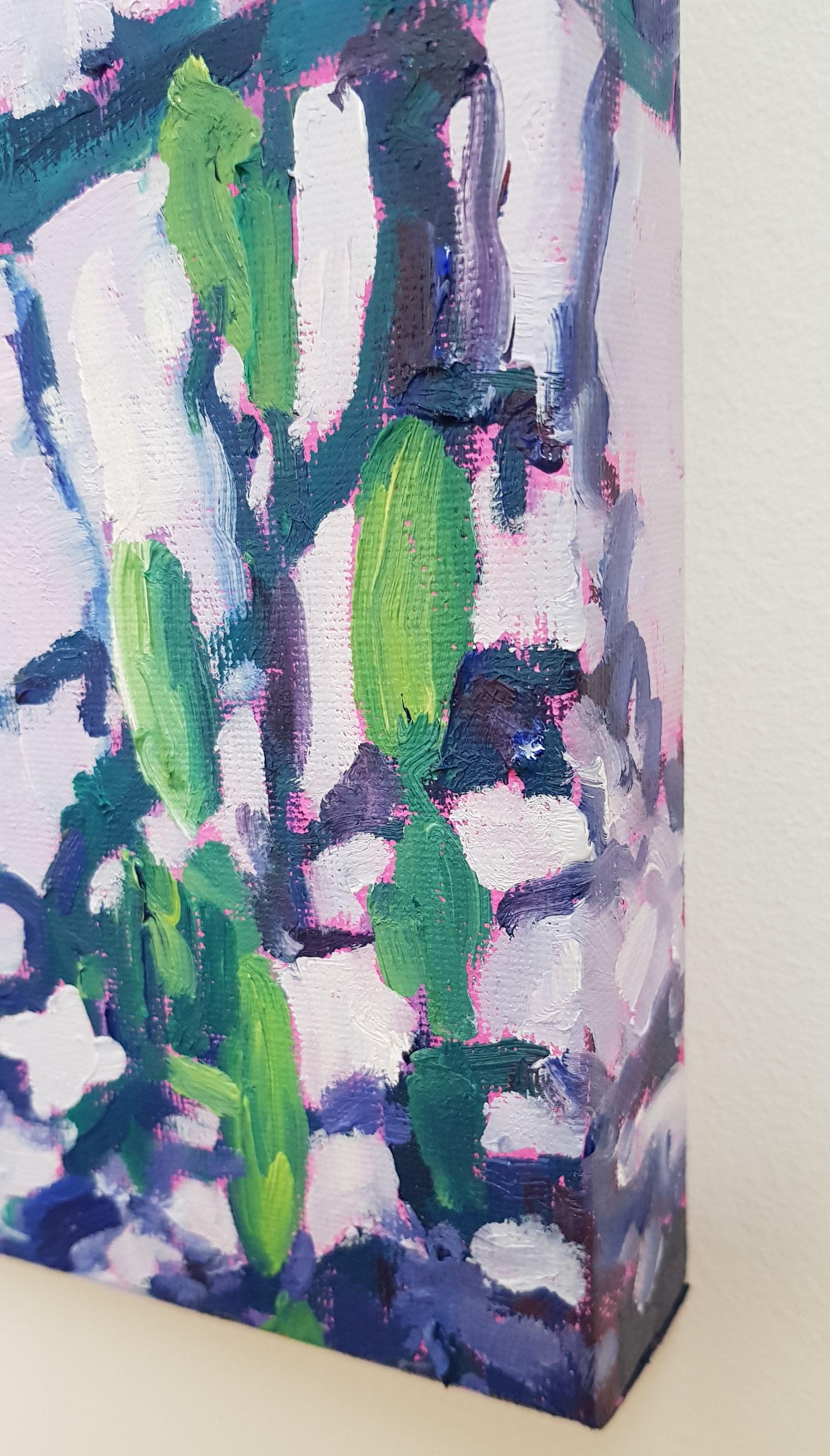 Die Brücke von Claude Monet, Gemälde, Öl auf Leinwand (Impressionismus), Painting, von Zoe Elizabeth Norman