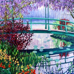 Claude Monet's Bridge, Painting, Oil on Canvas