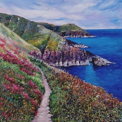 Coastal Path, Painting, Oil on Canvas
