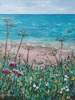 Dune Flowers, Painting, Oil on Canvas