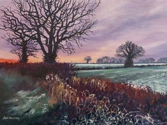 Evening Frost, Painting, Oil on Canvas