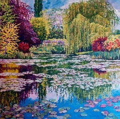Giverny in May, Painting, Oil on Canvas