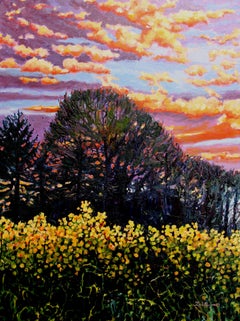 Golden Evening, Painting, Oil on Canvas