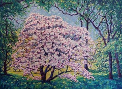 Hidden Blossom, Painting, Oil on Canvas