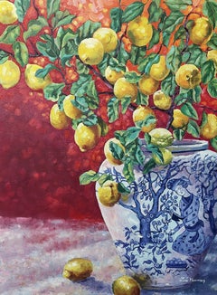 Lemon Tree, Painting, Oil on Canvas