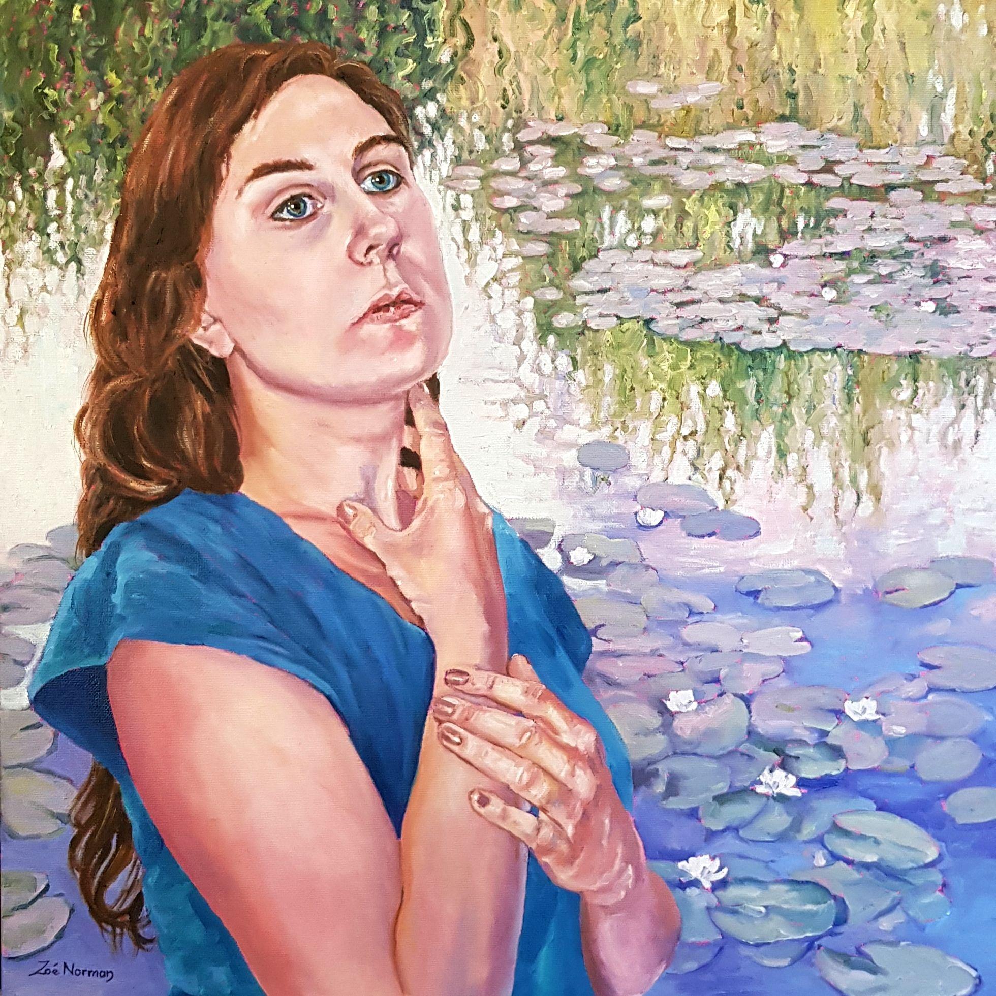 Ricordi, Pittura, Olio su tela - Painting di Zoe Elizabeth Norman