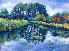 Wicken Fen, Painting, Pastels on Paper