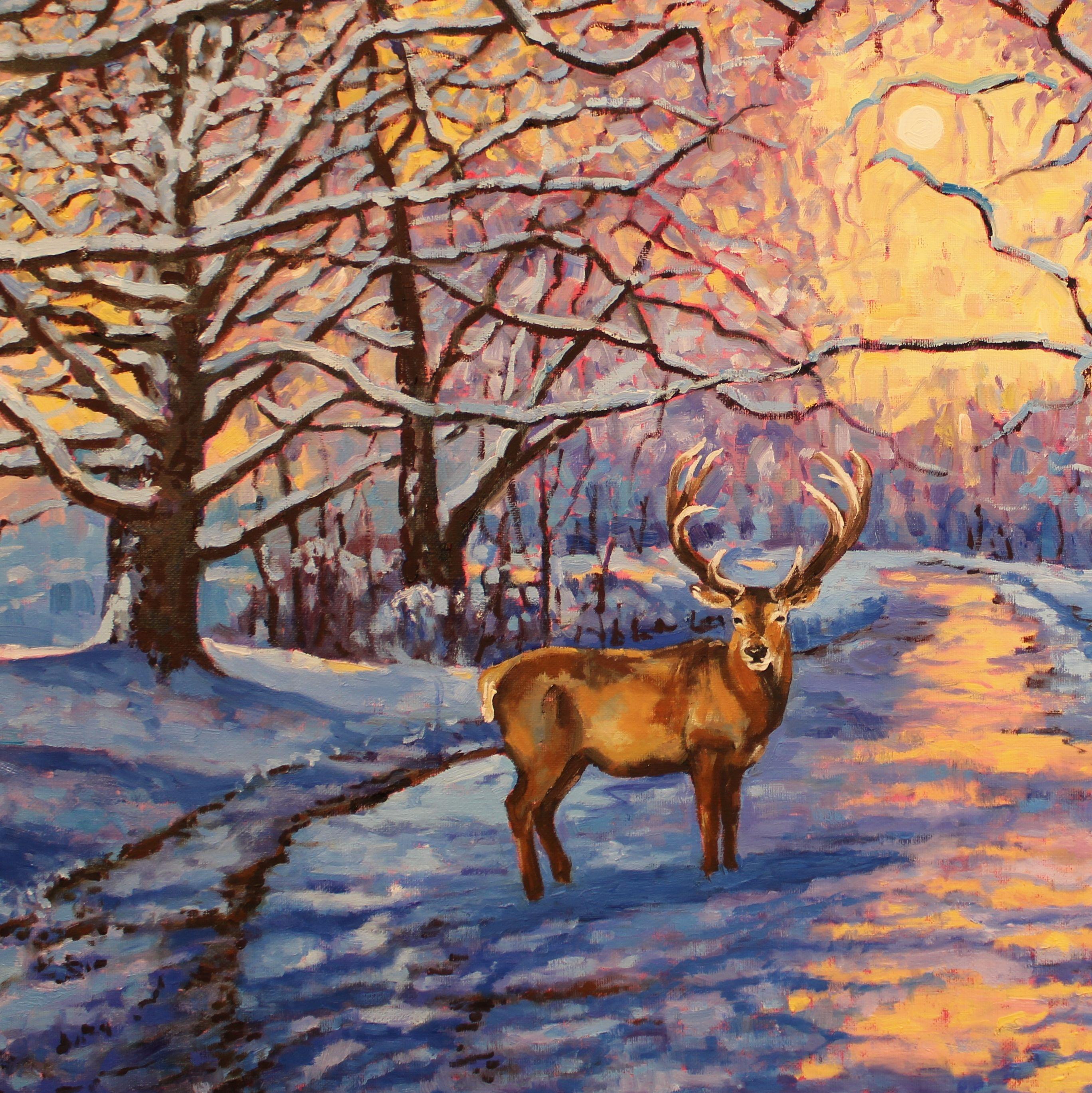 Winter, Painting, Oil on Canvas 1
