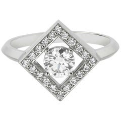 Zoe & Morgan Amavi 18 Karat White Gold Diamond Engagement Ring