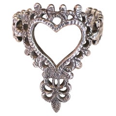 ZOE & MORGAN ‘Gypsy Heart’ Ring - 925 Sterling Silver - Size Medium + Box & Bag