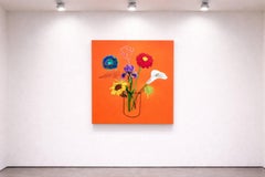 Marbled Rose Painting by Zoe Moss