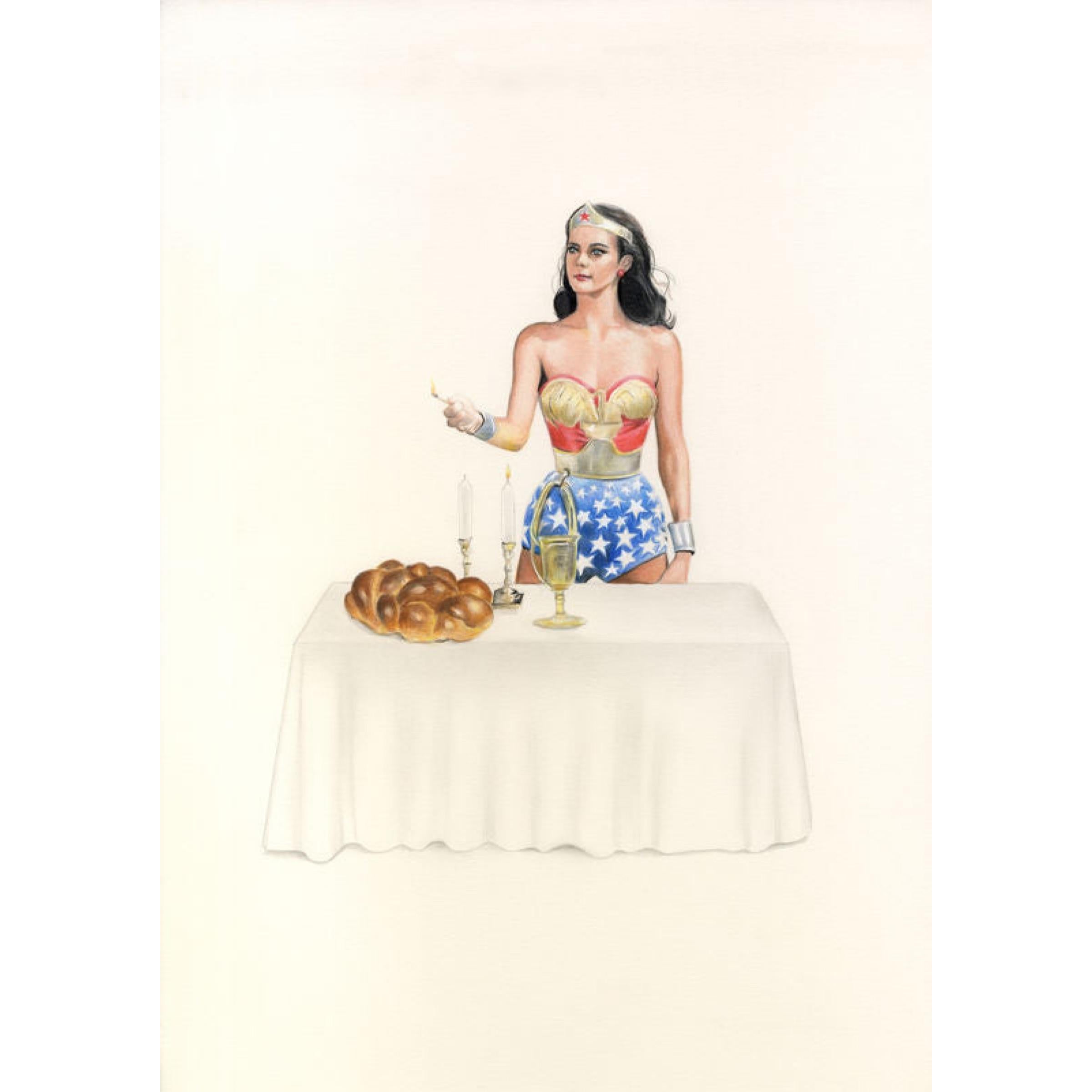 Jüdische Wunderfrau – Print von Zoe Moss