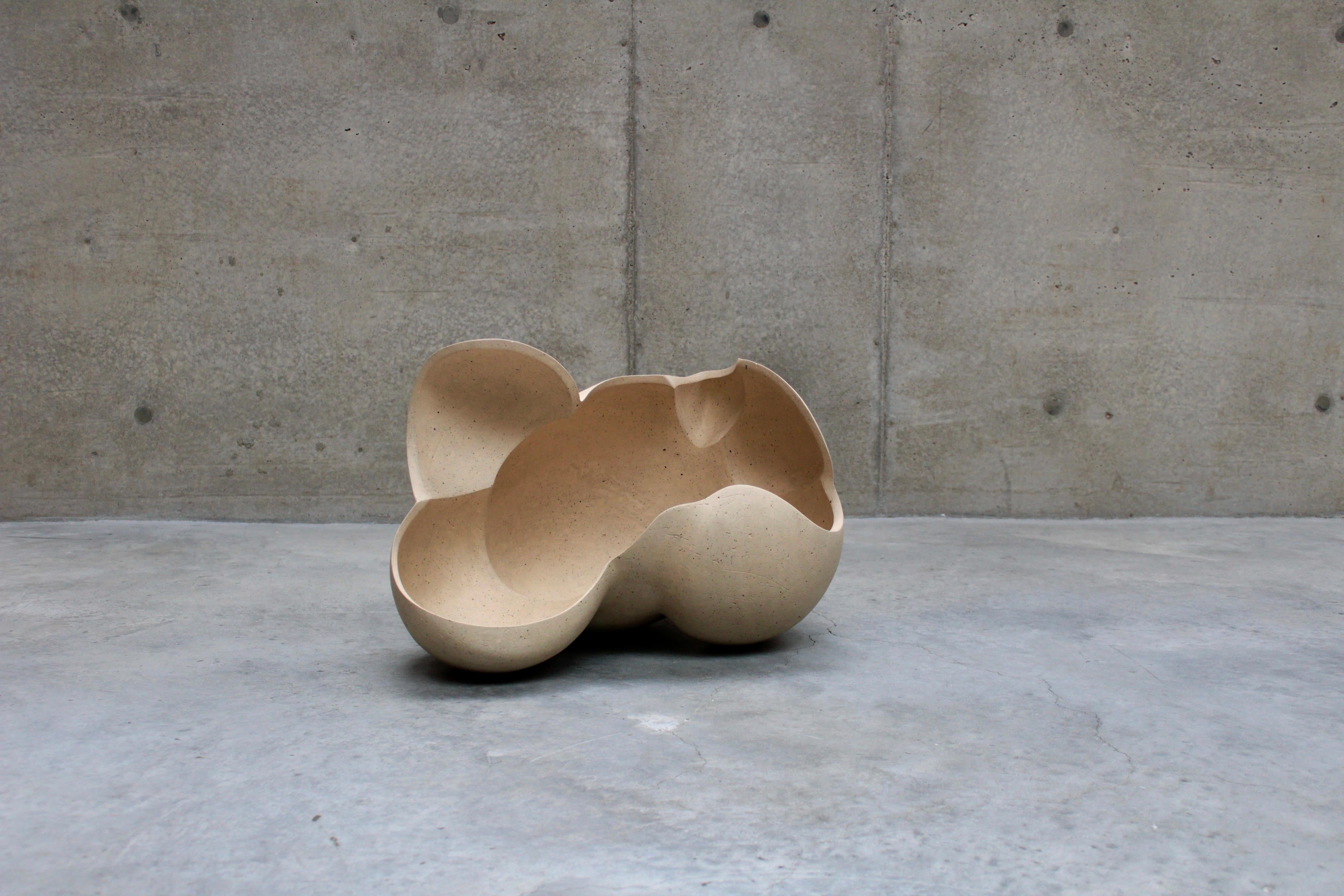 Title: Magnolia 01 
Year: 2021
Artist: Zoë Powell

Large, free-form ceramic sculpture made from a blend of white stoneware clays hand-collected by the artist in Minnesota. The surface is hand-polished with diamond sandpaper to render a matte
