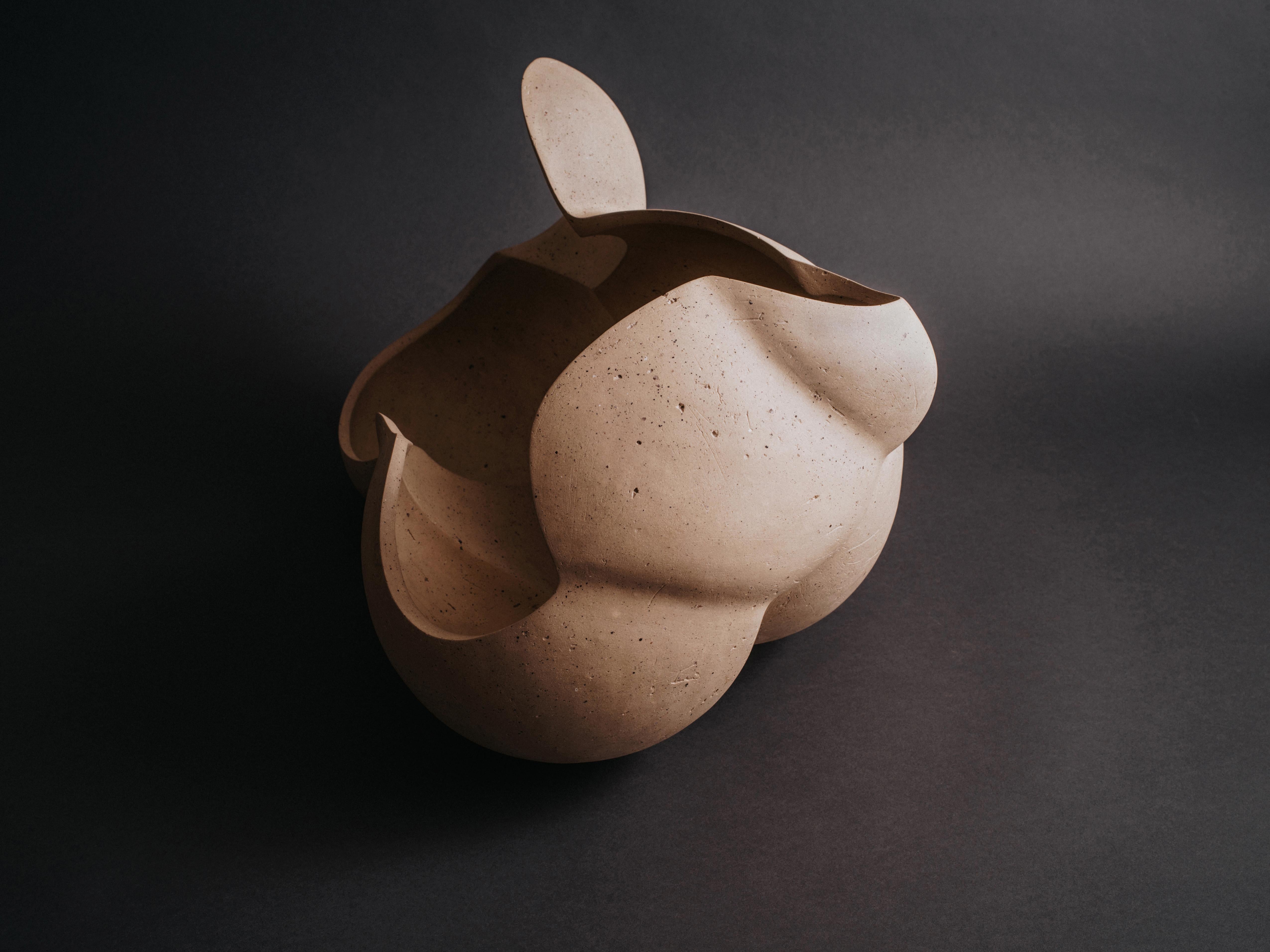 Fired Zoë Powell, Ceramic Vessel 01, Magnolia Series, 2021