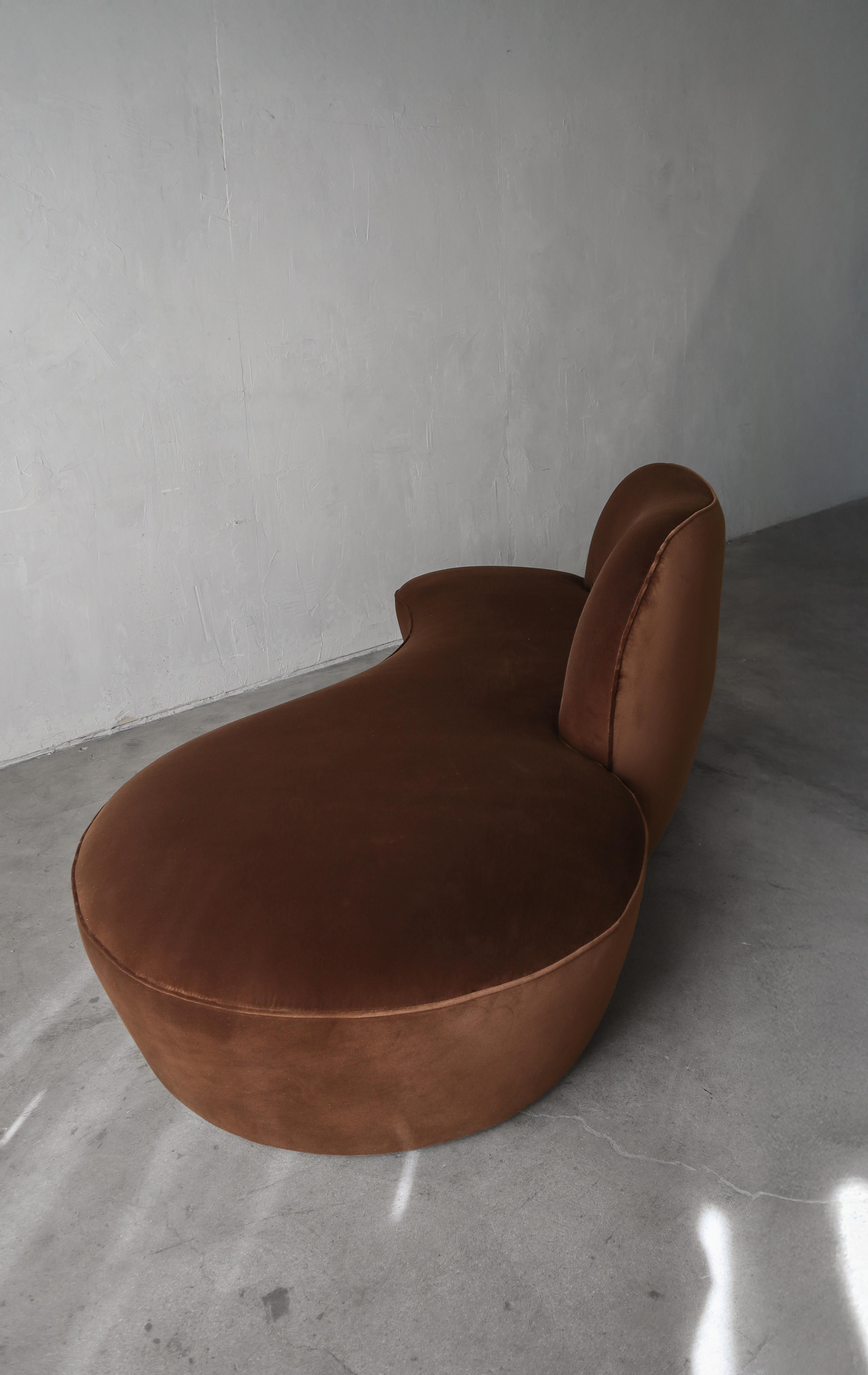 Sofá Zoe de Vladimir Kagan para American Leather siglo XX en venta