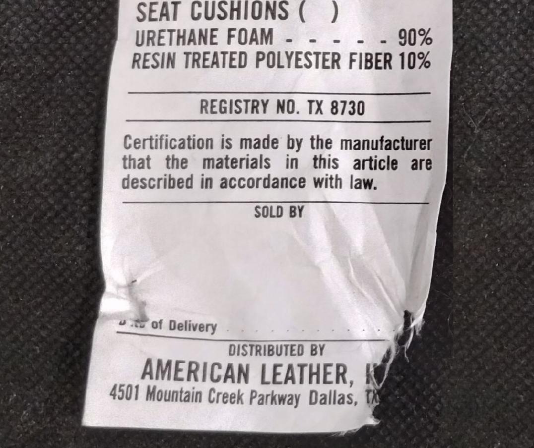 Sofá Zoe de Vladimir Kagan para American Leather en venta 2