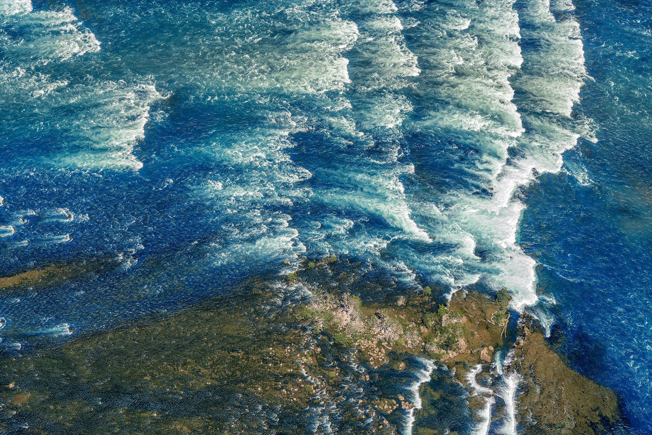 Zoe Wetherall Abstract Photograph - "Niagara" Contemporary Abstract Color Landscape Photograph, limited edition