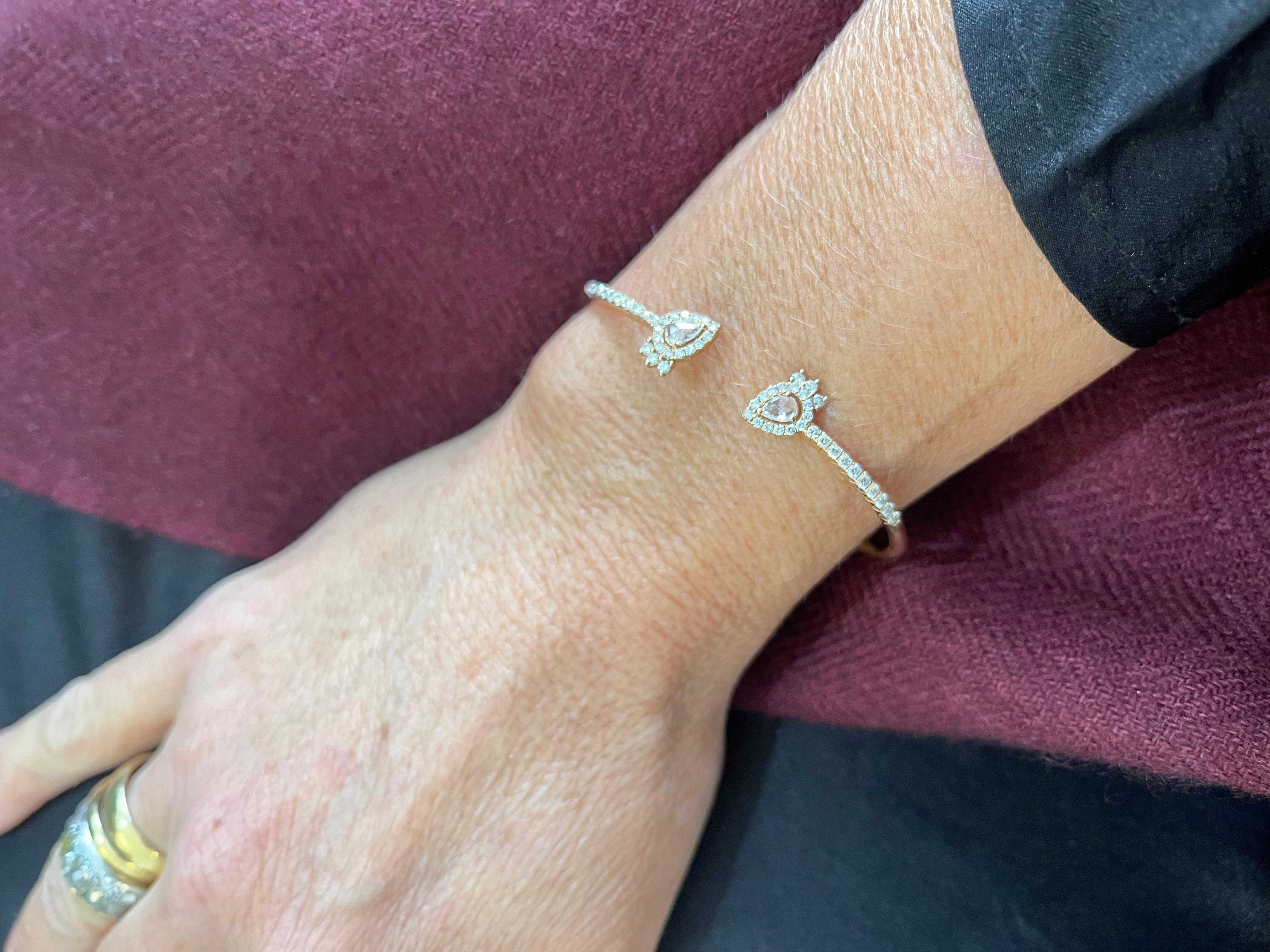 Zoe X blueviewATELIER 1 ct white diamond 18kt rose gold crown cuff hinge bracelet 

Zoe was sold exclusively at the fine jewelry department in Barneys New York across the country from 2005 until closing, now is exclusively ours at the blueview