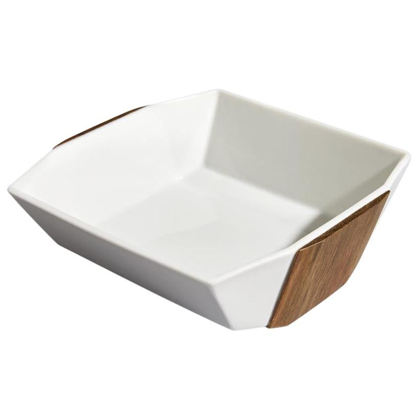 "Zōgan" Wooden Embedded Decorative Porcelain 
S
 by Tamen For Sale