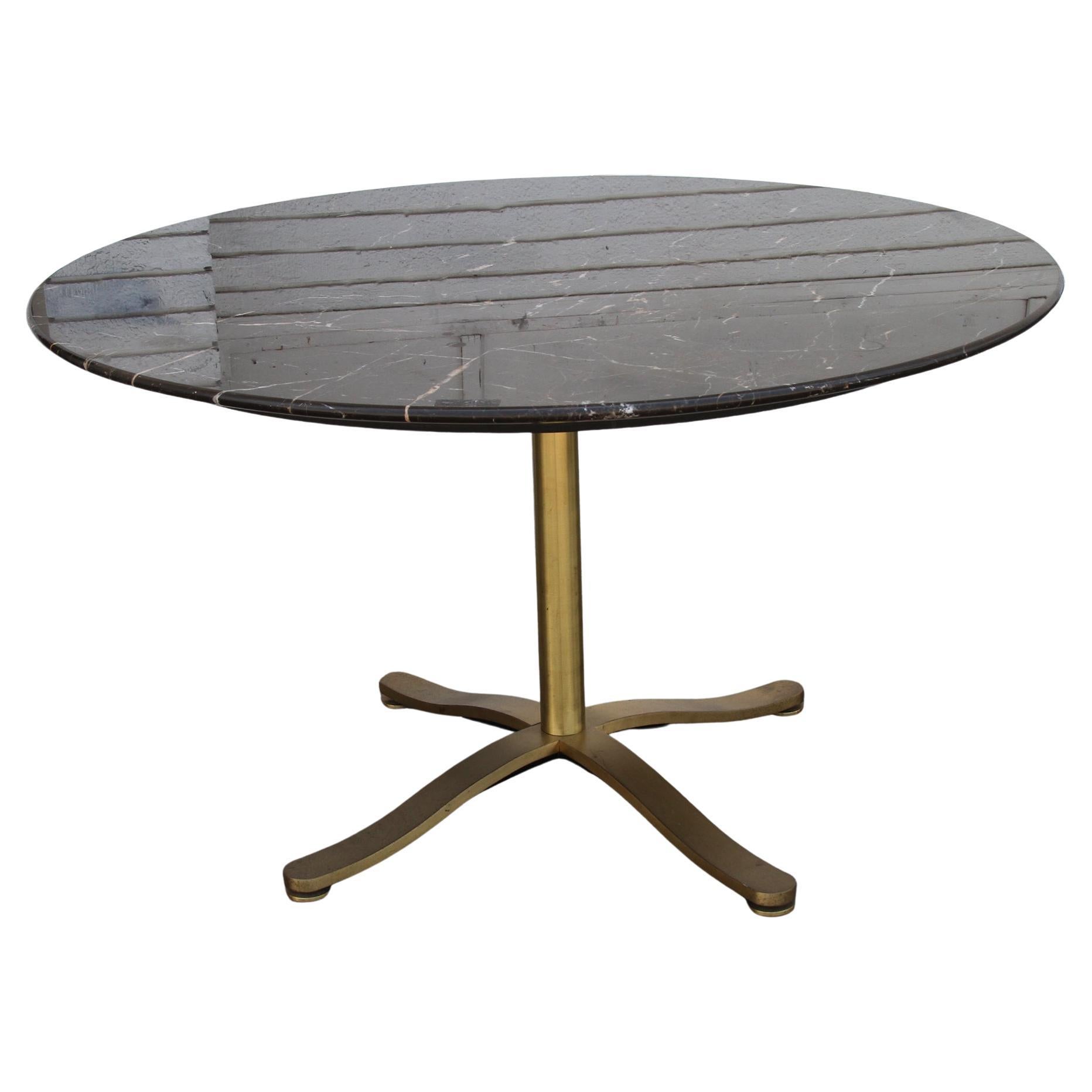 Zographos Bronze Marble Dining Table For Sale