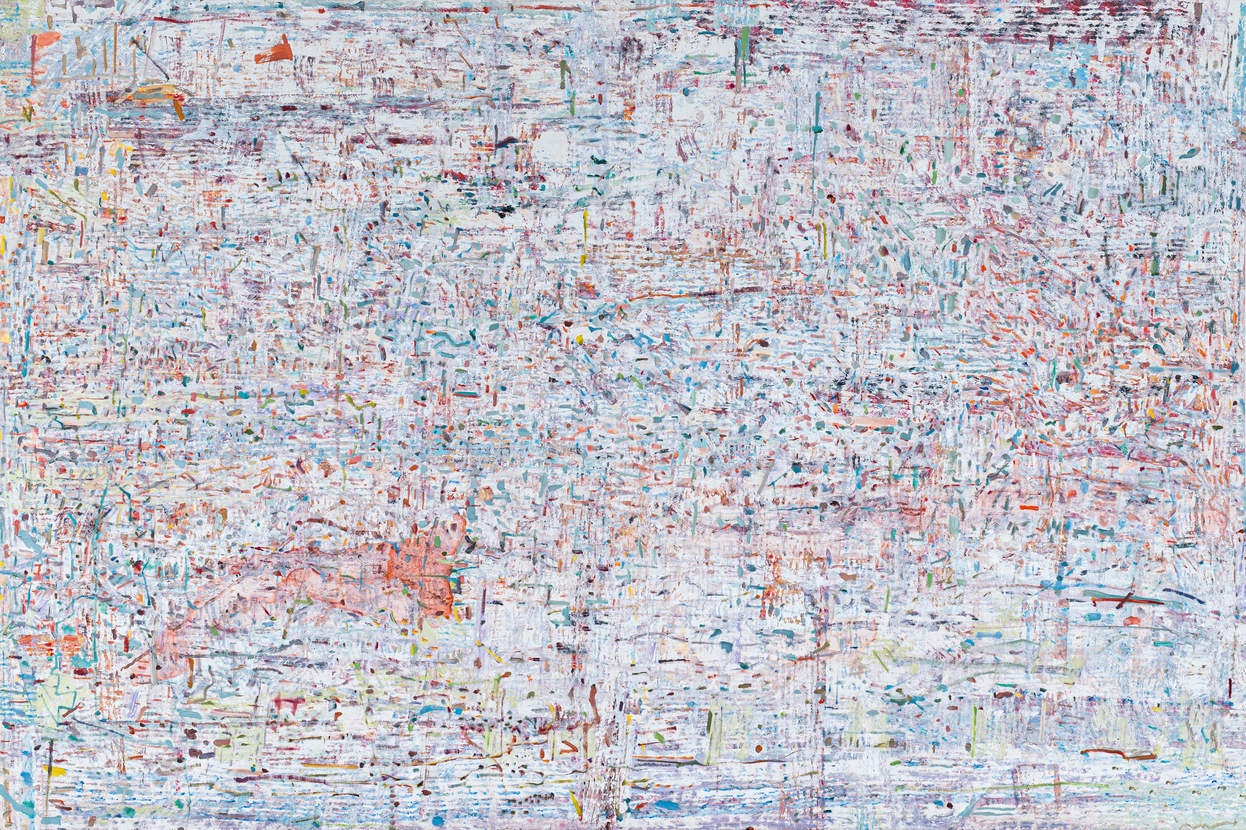 Zohar Cohen Landscape Painting - View Of Rahaf Stream