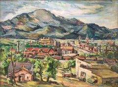 Sans titre (Colorado Springs, Colorado), paysage de montagne, paysage urbain