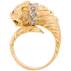 Zolatas 18 Karat Lion Ring