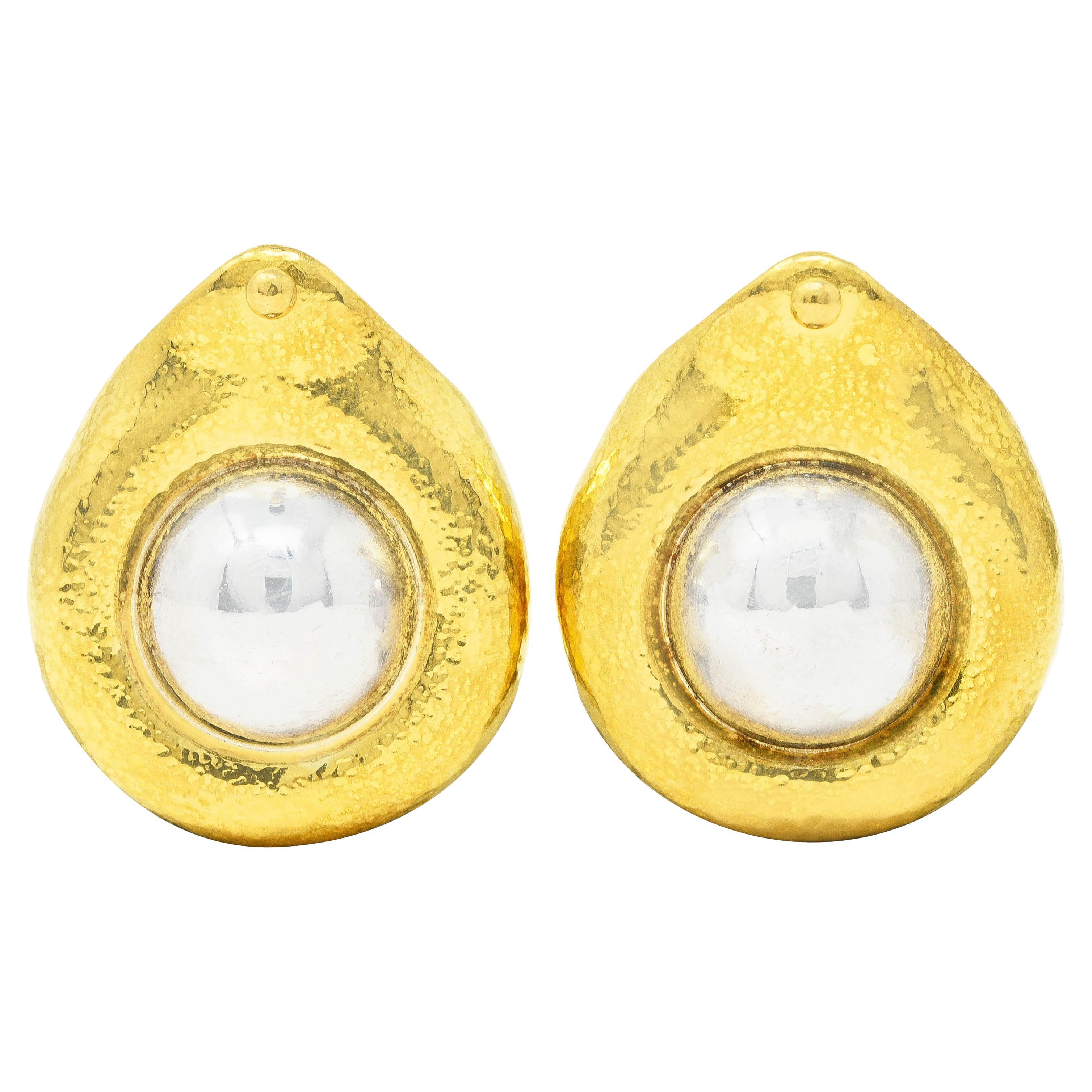 Louis Vuitton LV Gram Earrings Gold Metal & Zircon
