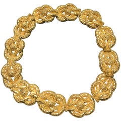 Zolotas  22 Karat Gold Handcrafted Necklace in Original Box