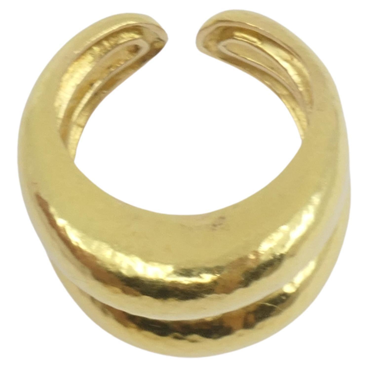 Zolotas 22k Gold Double Band Ring For Sale 6