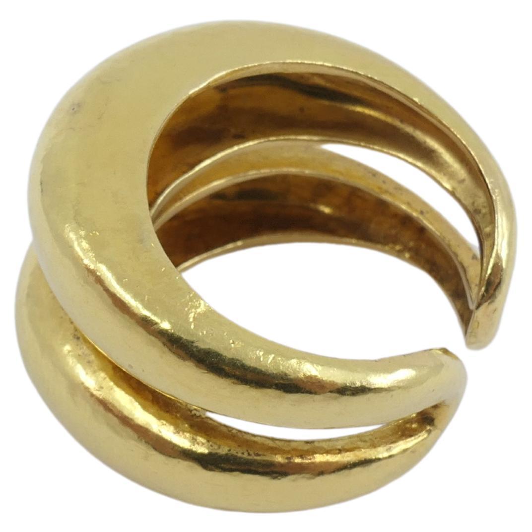 Zolotas 22k Gold Double Band Ring For Sale 1
