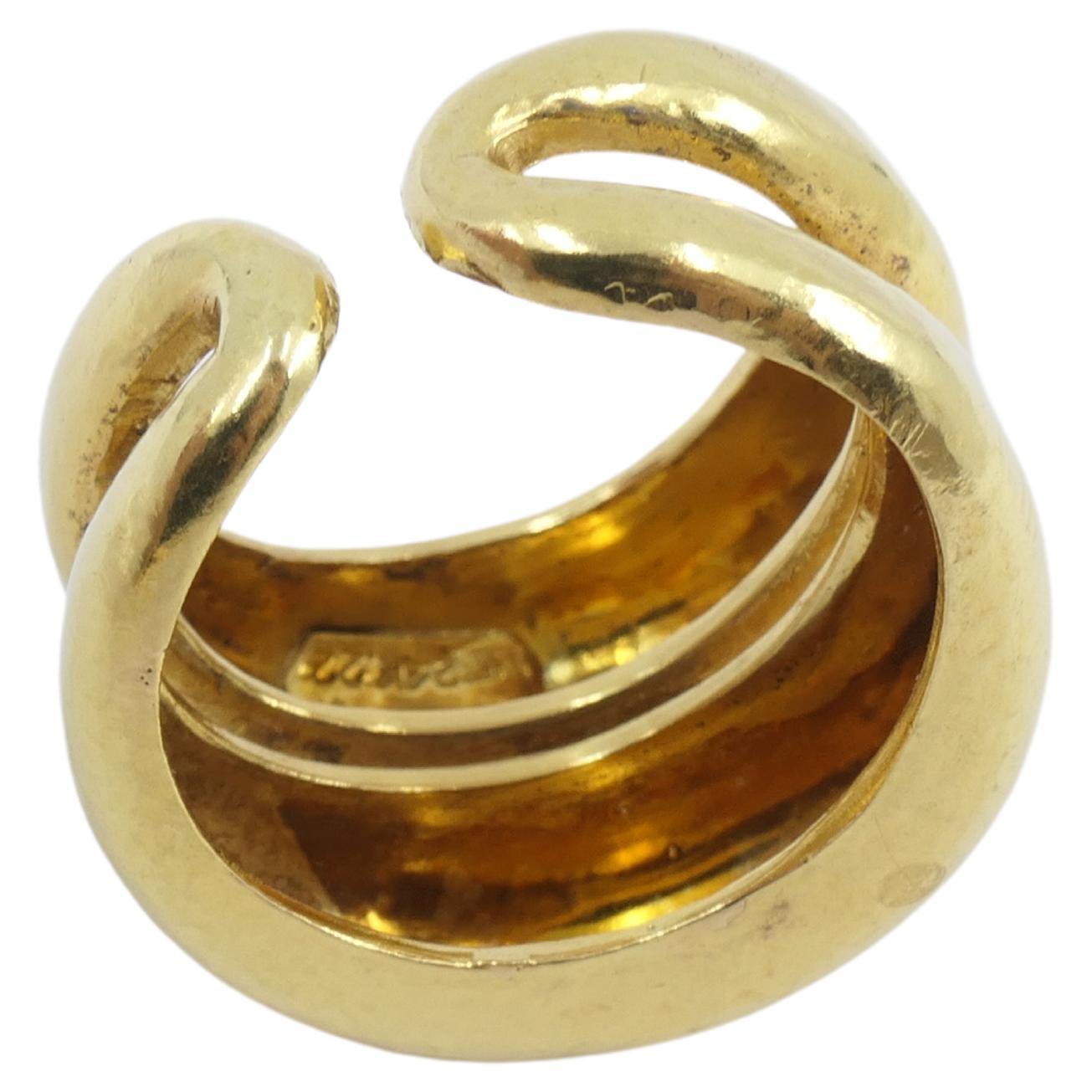Zolotas 22k Gold Double Band Ring For Sale 3