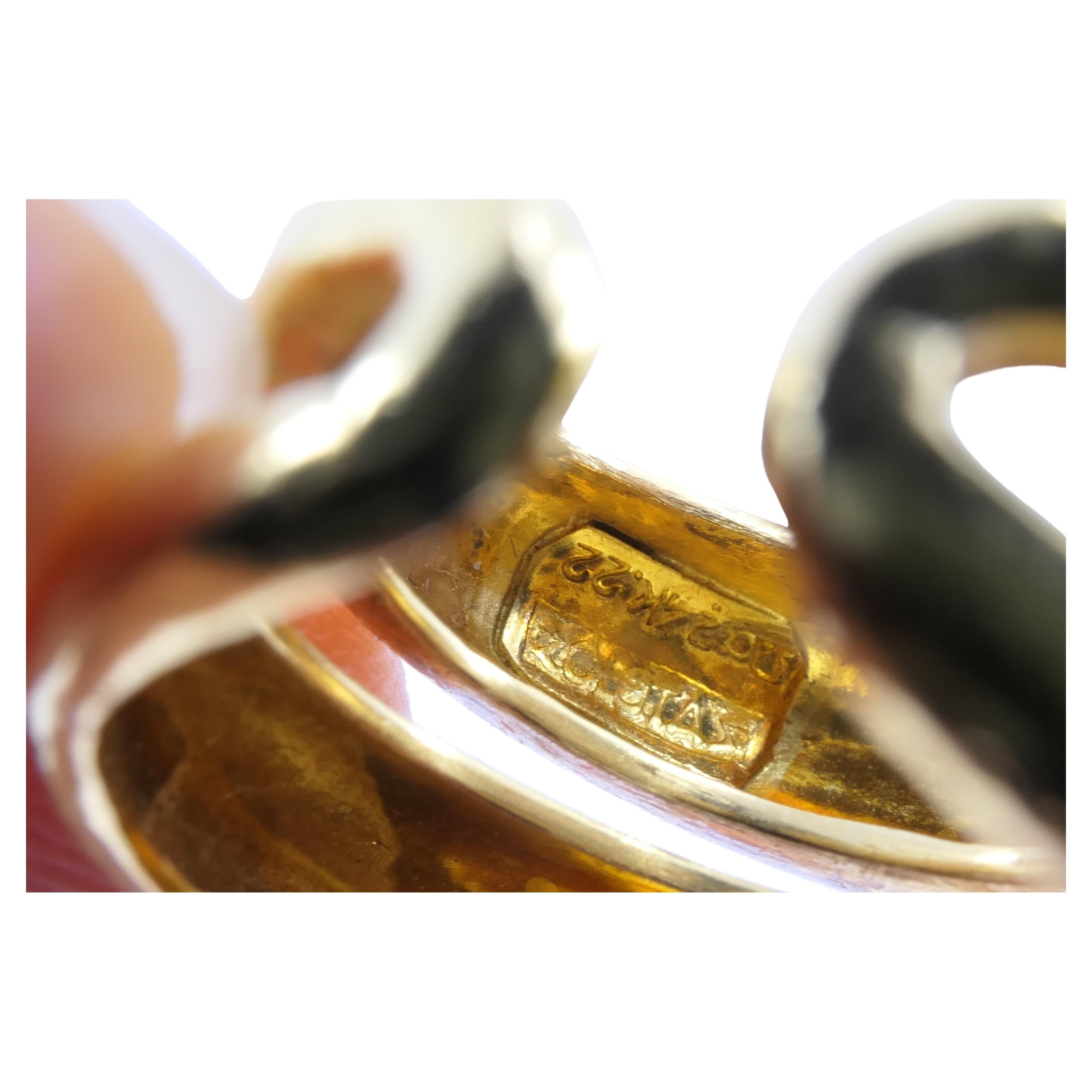 Zolotas 22k Gold Double Band Ring 4