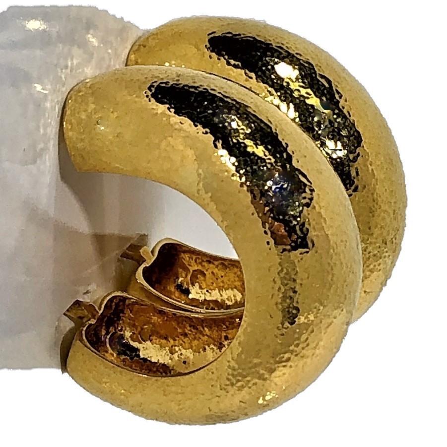 Women's Zolotas 22 Karat Gold Hoop Earrings