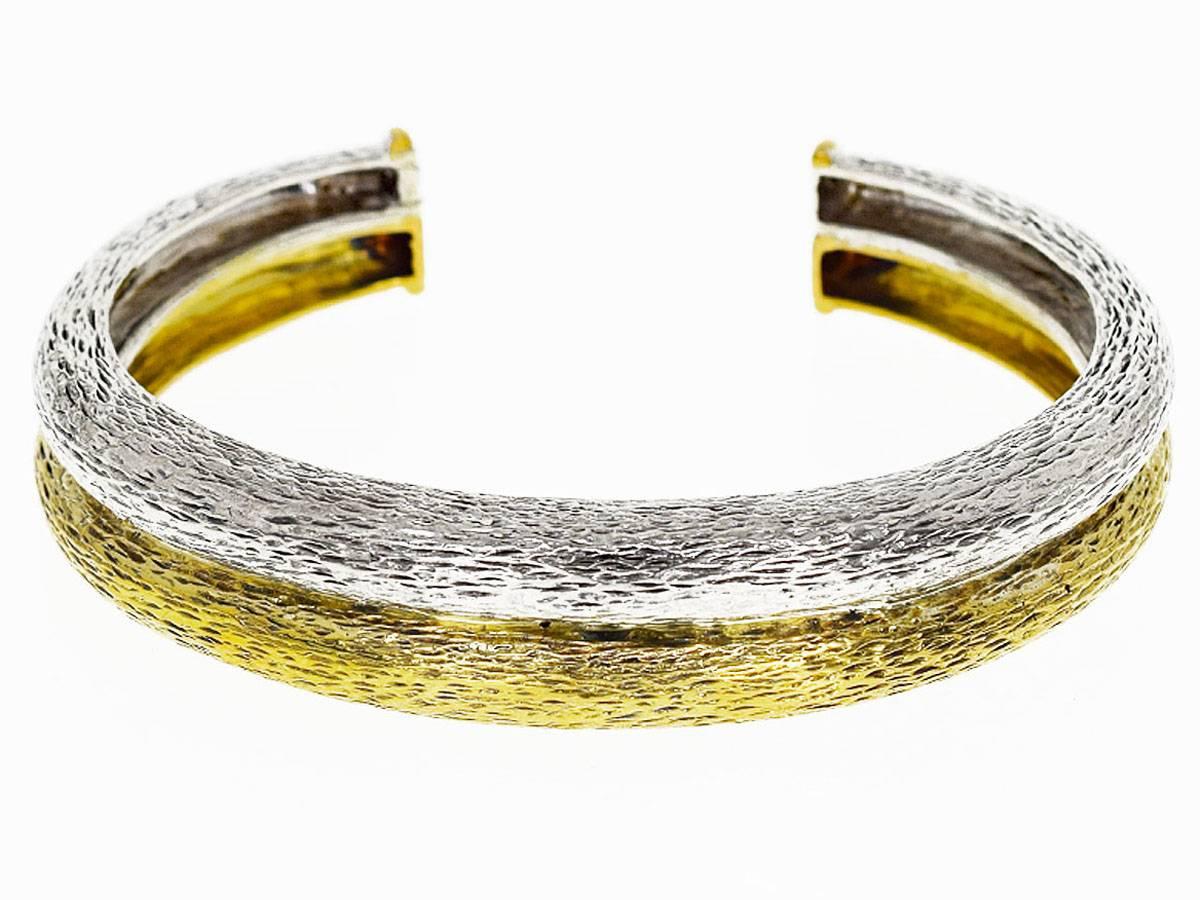 Brand:ZOLOTAS 
Name:Bangle
Material :750 K18 YG Yellow gold, 950 SV silver
Comes with: Our original box
width(inch):13.02mm / about 10.51