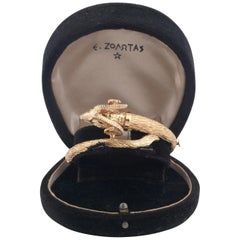 Zolotas Gold Ram's Head Bracelet