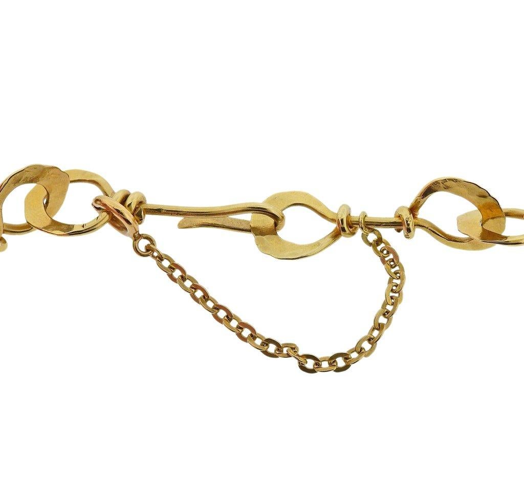 Women's or Men's Zolotas Greece Gold Link Necklace