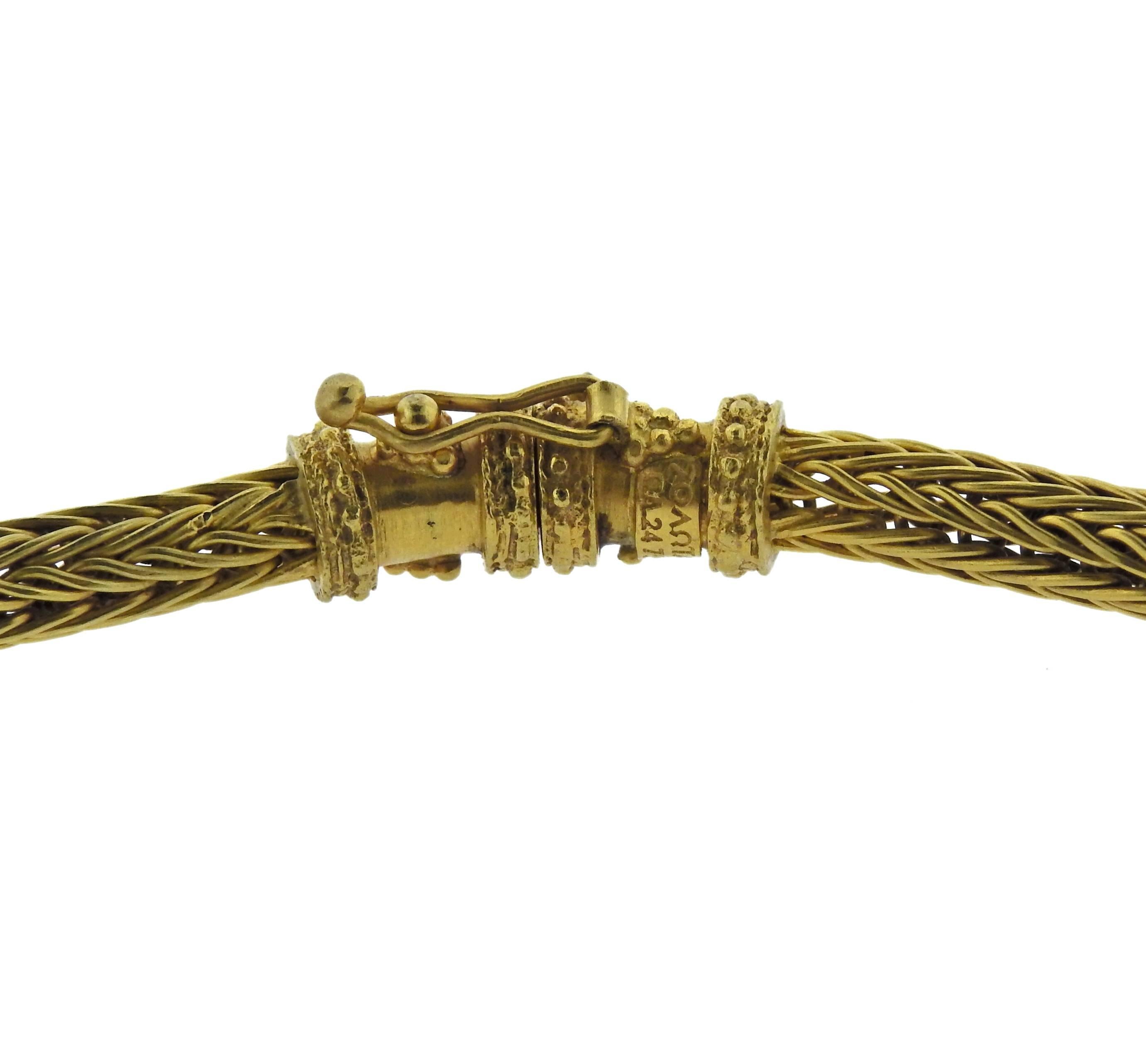 Women's or Men's Zolotas Greece Gold Necklace