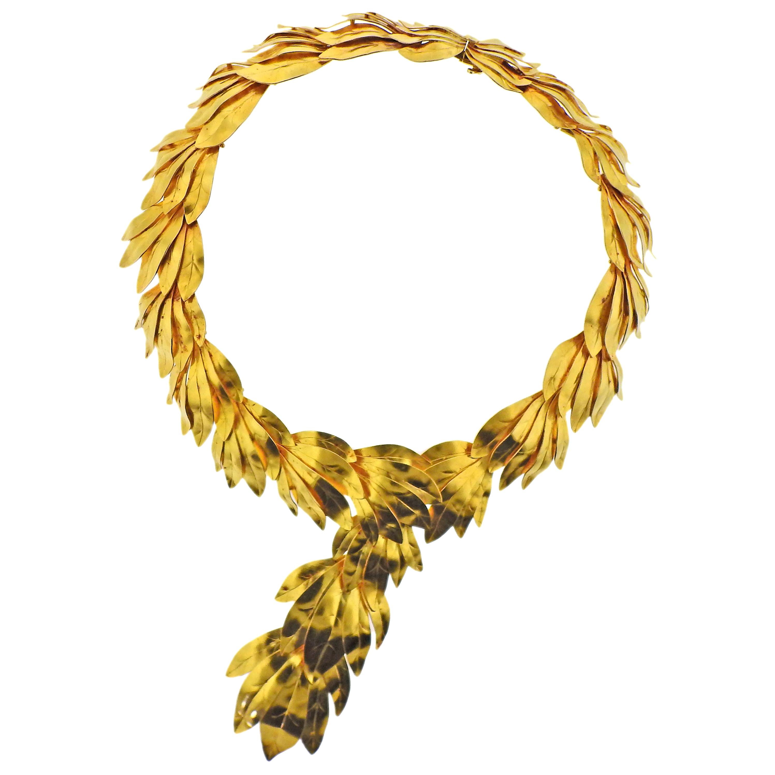 Zolotas Greece Gold Necklace