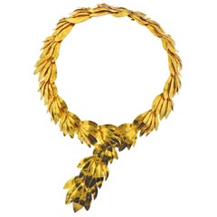 Vintage Zolotas Greece Gold Necklace