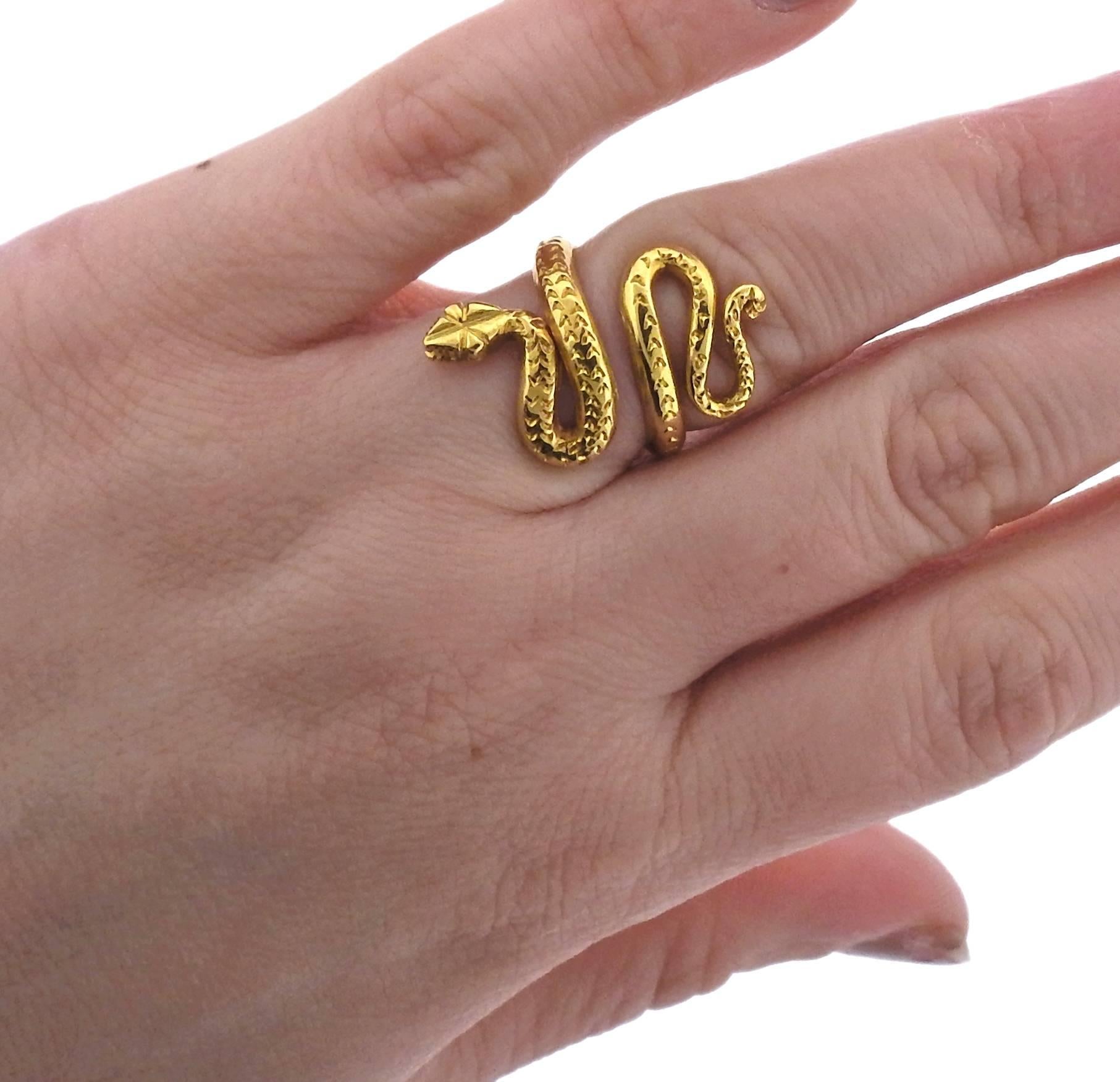 greek snake ring