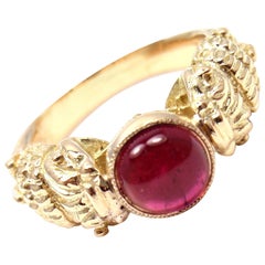 Zolotas Griechenland Rosa Turmalin Gelbgold Band Ring