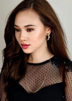 Zolotas, Greek Mythical Ram's Head Hoop Clip-On Earrings in 18K Gold and Silver