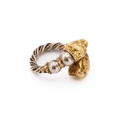Zolotas Silver and Gold Ring