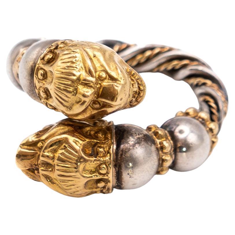 Zolotas Silver and Gold Ring