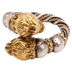 Zolotas Silver and Gold Ring